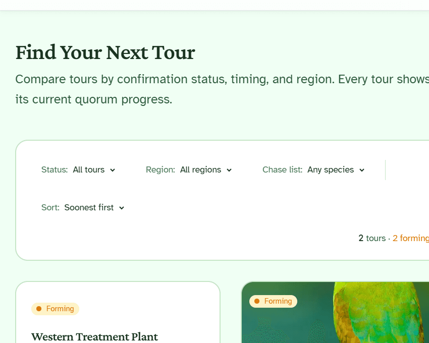Find your tour